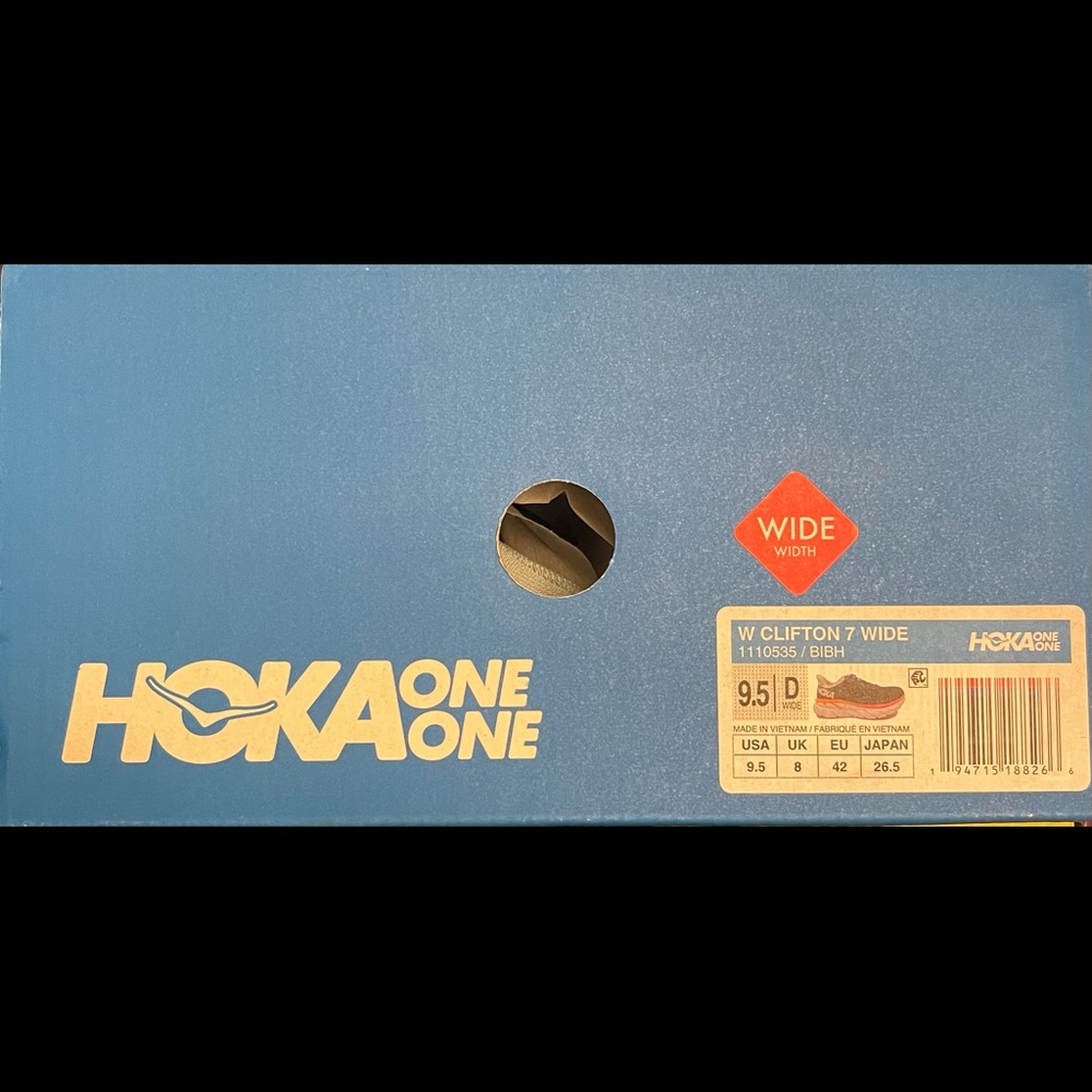Hoka One W Clifton 7 Wide 9.5